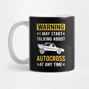 Warning Autocross Mug